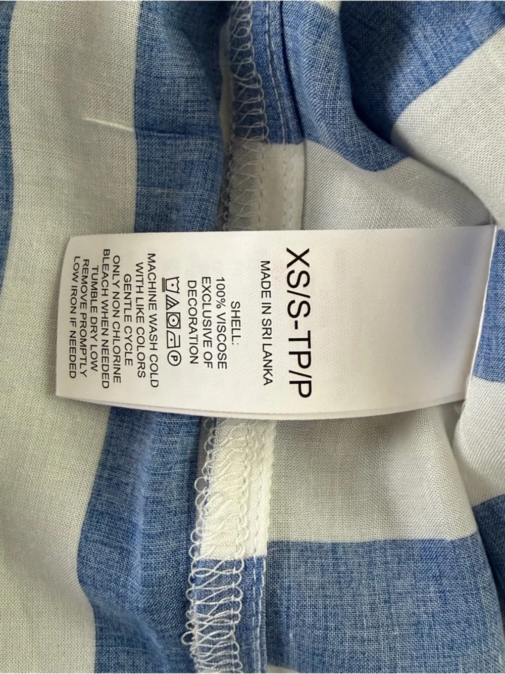 NWT Kate Spade New‎ York Blue White Striped Caftan Resortwear Cover Up